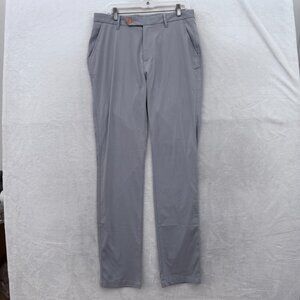 Stitch Pants Mens 32x34 Gray Chino Golf Performance Athletic Stretch
